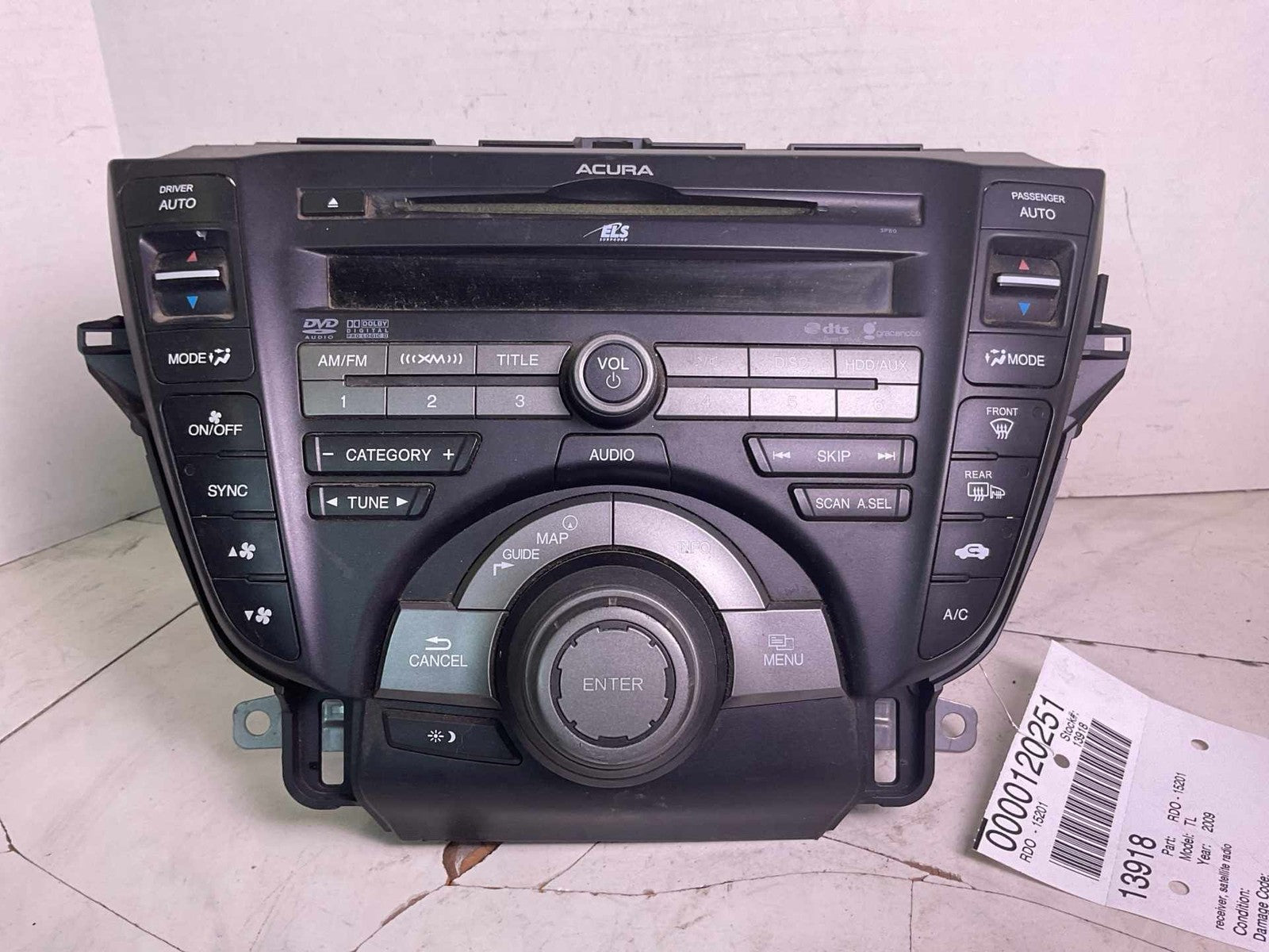 Audio & Visual Equip.(radio) ACURA TL 090